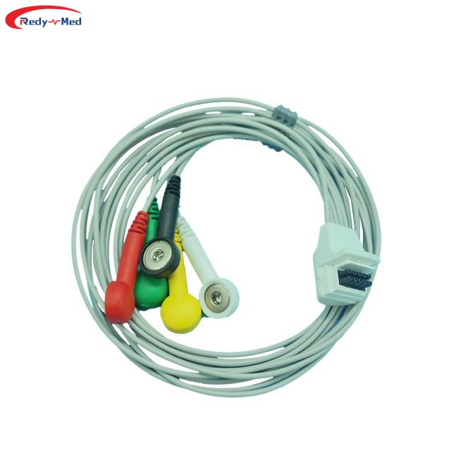 Compatible With Burdick Mortara H3+ Holter Cable,24 hours & 48 hours holter cable