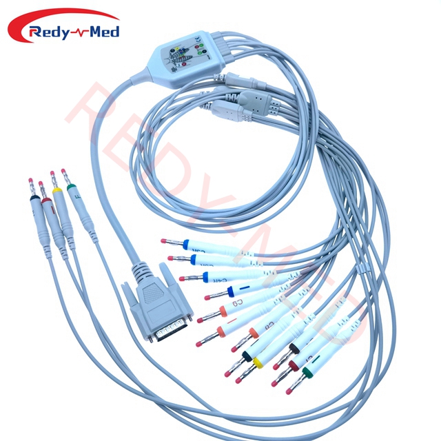 Compatible With Zoncare IMAC1800 16Lead/18Lead EKG Cable