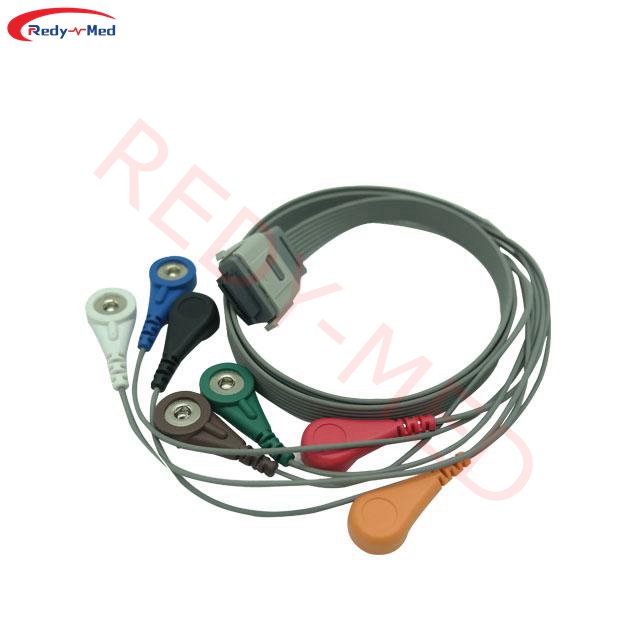 Compatible With Biomedical/BI Holter Cable For 9800 7 Lead