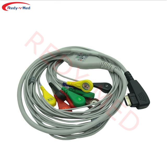Compatible With DMS 300-3,300-3A,300-4A Holter ECG Cable